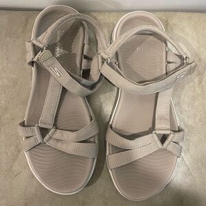 Skechers Women's Beige Strappy Sandals